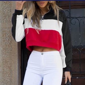Color block sweatshirt